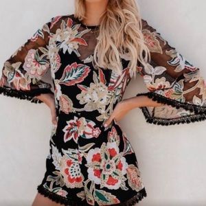 Vici bell sleeved romper